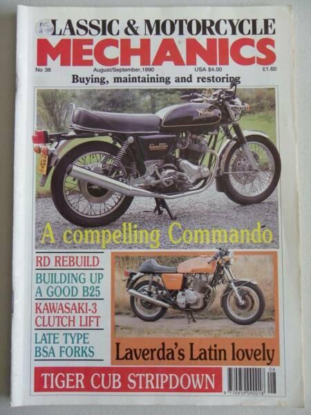 CLASSIC & MOTORCYCLE MECHANICS MAGAZINE ISSUE NO 38 COMMANDO