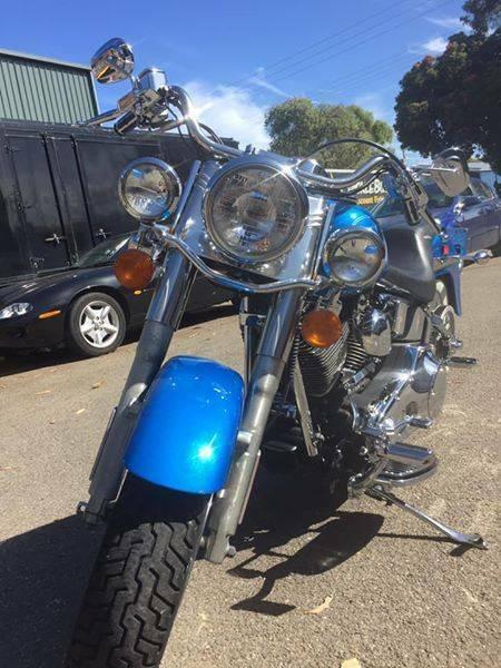 Harley Davidson Fatboy (Rare Factory Blue)