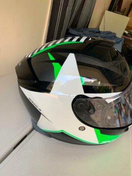 (M) SHARK Speed R Texas motorcycle helmet with bluetooth