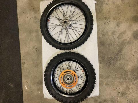 KTM 85 Small wheel rims & tyres