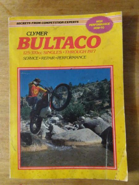 Bultaco Service Manual - Clymer