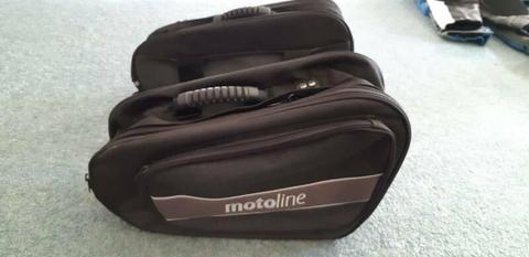 Soft Pannier Bags - Motoline AS NEW