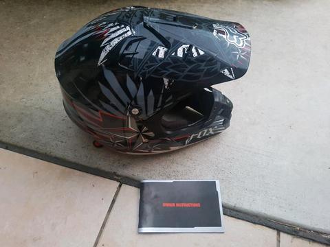 large Fox motorcross helmet