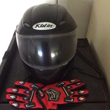 Black Motorbike Helmet