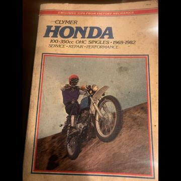 Honda manual******1982