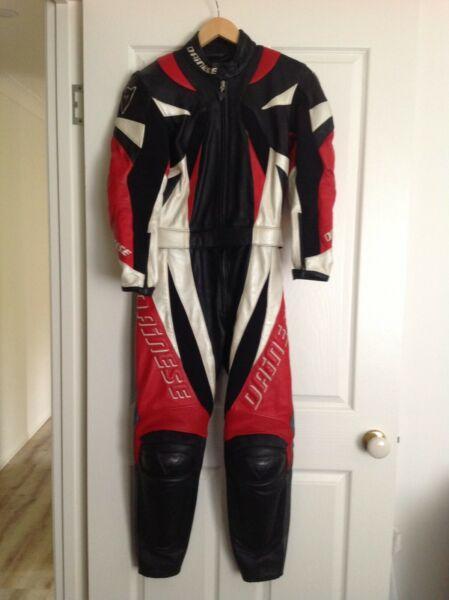 Dainese 2 piece motorcycle leathers
