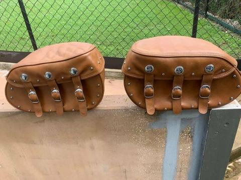 indian leather saddle bags