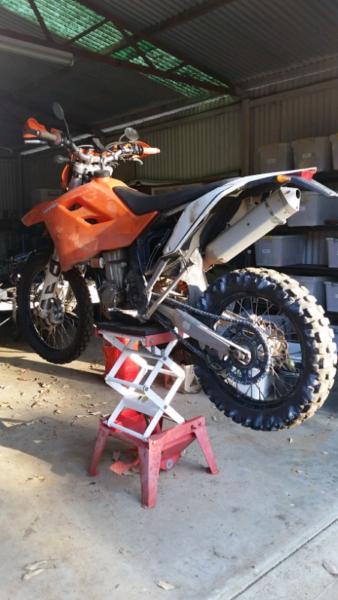 Motorcycle stand motorbike lift