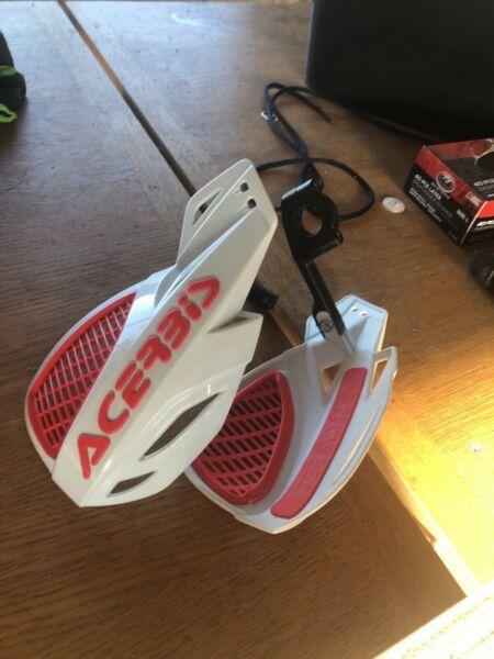 ACERBIS Red and White handguards