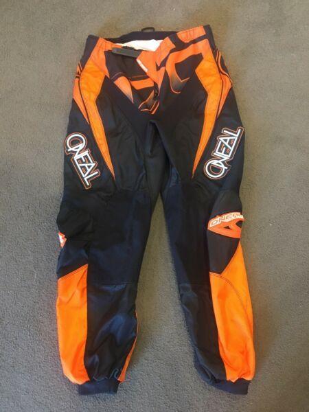 Oneal motorcross pants and jersey