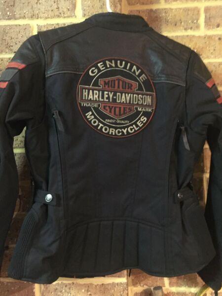 Harley Davidson motorbike jacket Ladies medium