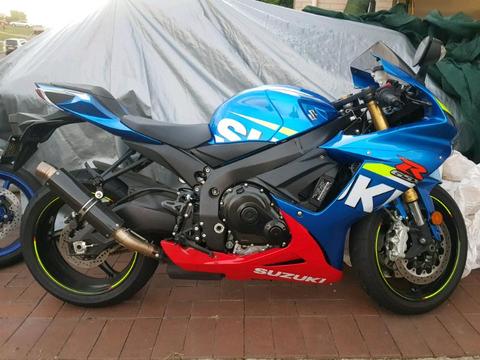 Suzuki gsxr750, 2016. Danmoto exhaust. 3000kms