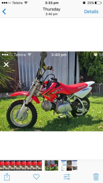 Wanted: Wanted ,DRZ 70, or crf 70, later model , prefer big bar kit etc