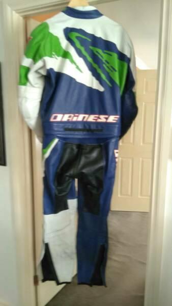 Dainese Motorcycle two piece leather suit