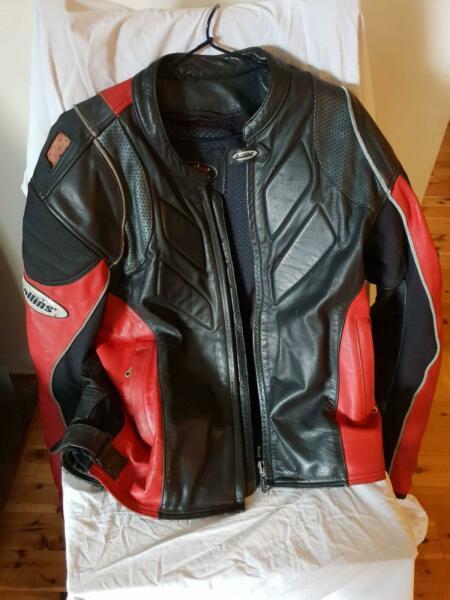 Motorbike jacket leather Collins