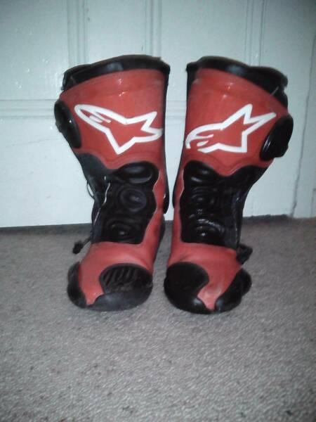 Boots alpine stars motor cycle road