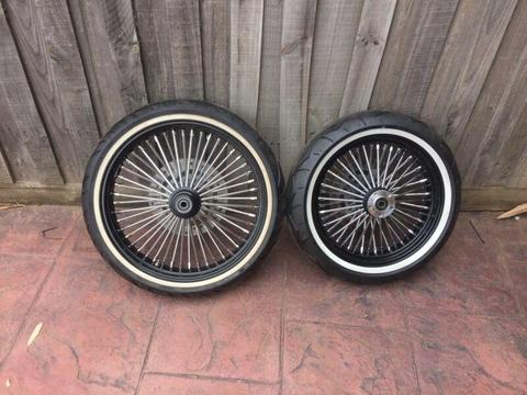 Harley Davidson Fat Spoke Wheels