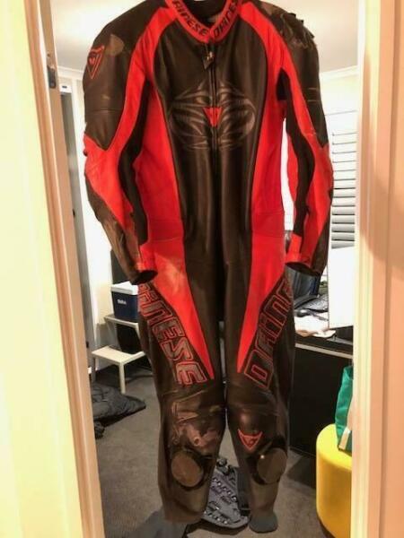 Dainese leather motorcycle 1 piece suit