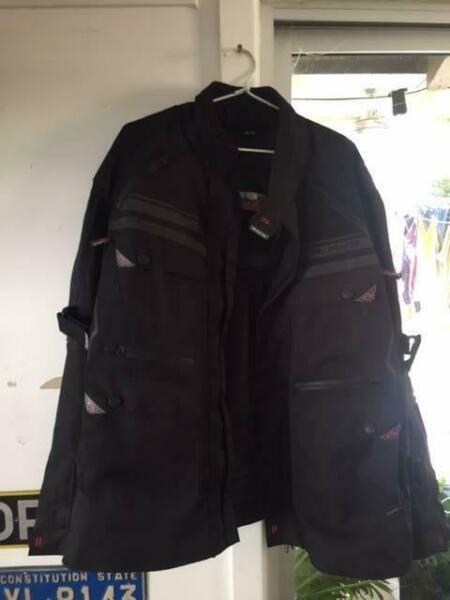 Motorcycle jacket and helmet good condition