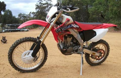 Honda CRF250X motorcycle