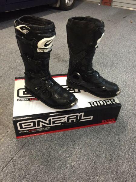 Oneal Motocross Boots Size 13 / 47eu AS NEW