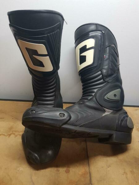 Gaerne waterproof Italian leather motorbike boots size 45 Us 10.5