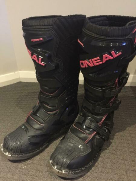 Ladies Motorbike Boots Size 8 ONEAL Bike Dirt
