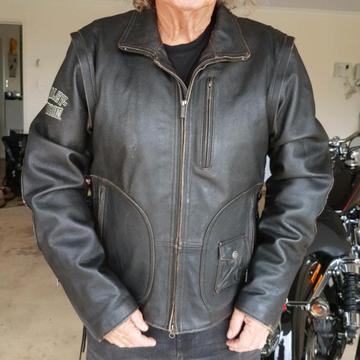 Harley Davidson leather jacket / vest
