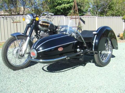 motorcycle and sidecar