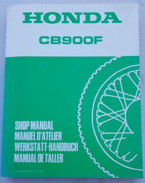 Honda CB 900f Boldor 1979-84 Workshop Manual