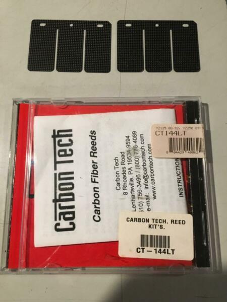 Brand new carbon tech reed kit for yz125 88-92 and yz250 89-92