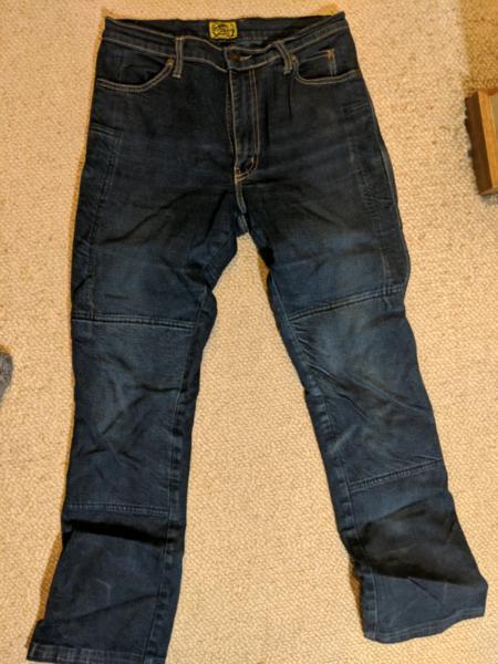 Size 10. draggin jeans motorcycle pants
