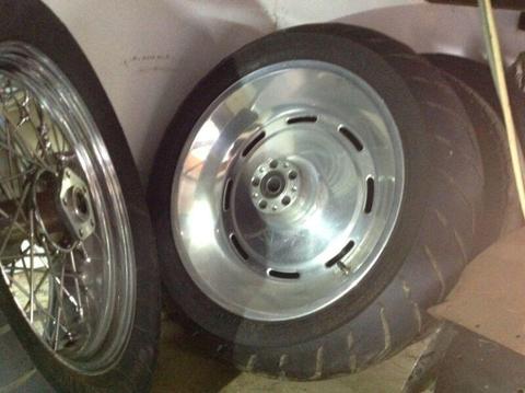 Harley parts wheels frame