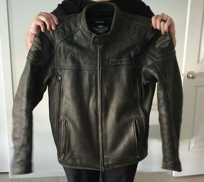 Harley Davidson Leather Riding Jacket (Large)