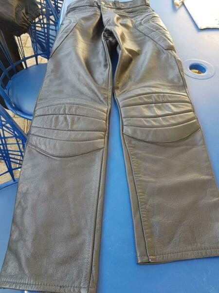 Mars Leathers Vintage Motorcycle Pants - Australian Made, 34 Long