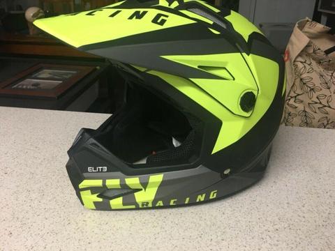 Brand new youth- L fly racing helmet