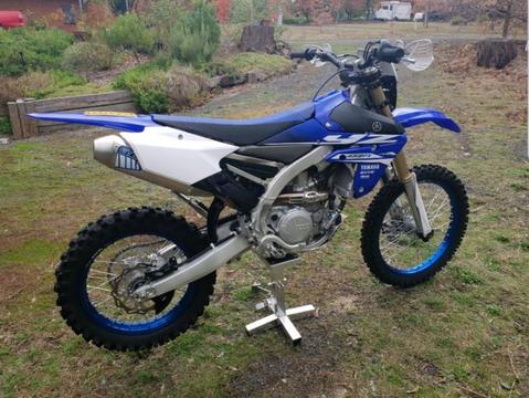 2018 Yamaha YZ450FX Rec Reg 13 hours like new