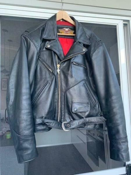 Harley Davidson male leather jacket