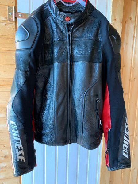 Wanted: Dainese Leather road jackets. Motorcycle/ motorbike size 44 unisex!