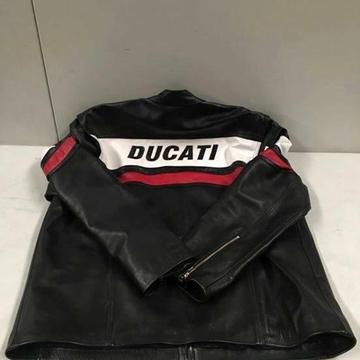 Leather Ducati Motor Bike Jacket