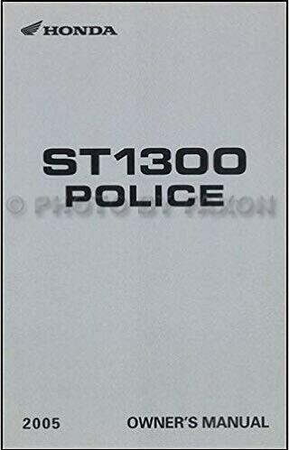 Honda ST1300 Police manual