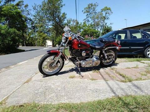 May swap 1985 Harley FXEF superglide Fatbob.Needs some repair