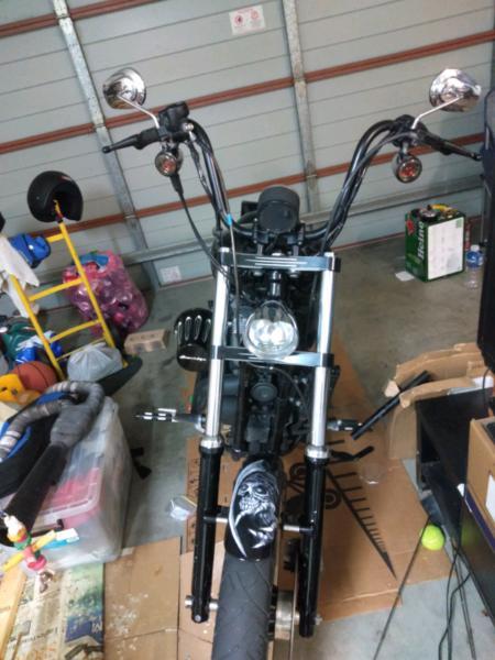 Harley-Davidson 883 with 1200 kit