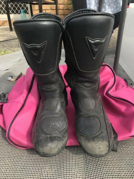 Women's motorcycle bike boots Dainese size 7