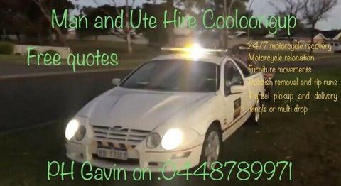 Man and Ute Hire Cooloongup/ Delivery service