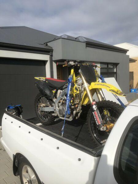 2012 RMZ 450 and Boots