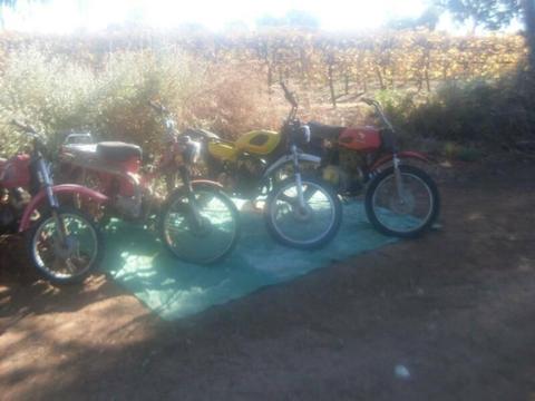 Old project motorbikes x 4