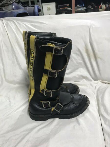 Vintage Rossi motocross boots