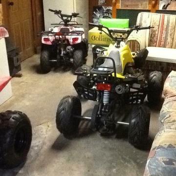 2 QUADS FOR SALE 125cc AND 110cc 2013 READ AD NO OFFERS