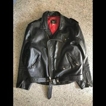 Stagg leather motorcycle jacket